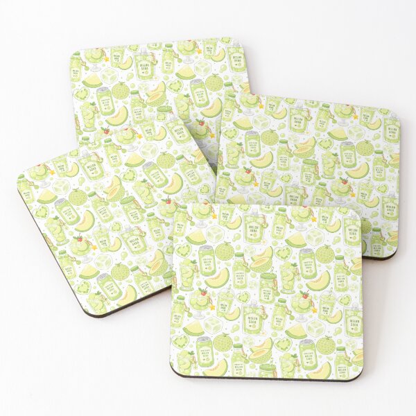 Item preview, Cute Melon Soda drink Seamless  designed and sold by KJackArtwork.