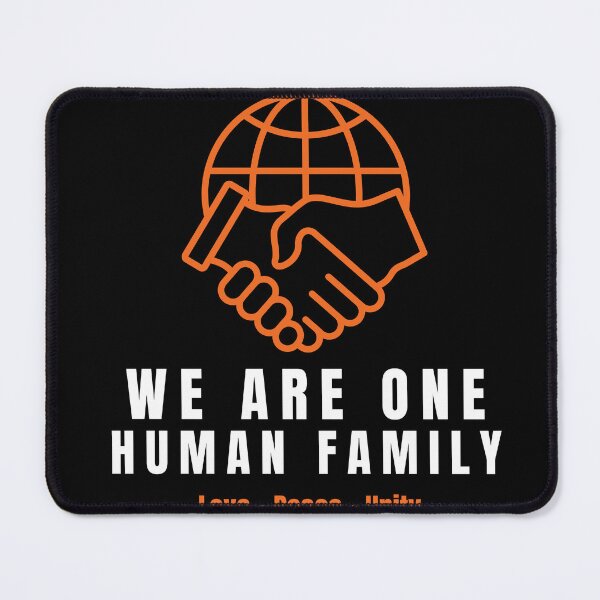 Item preview, We Are One Human Family Design designed and sold by Hayir Design.