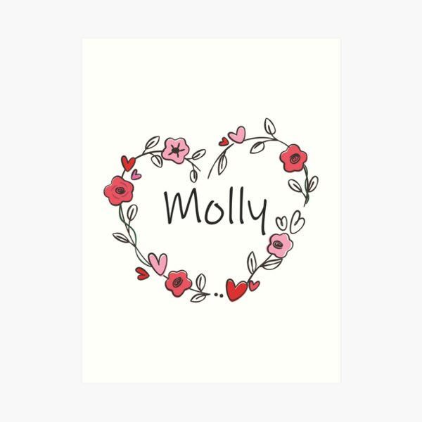 My Name Is Molly Art Print By Oleo79 Redbubble