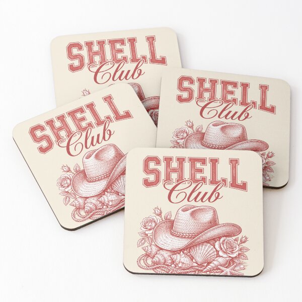 Item preview, Shell Club – Coastal Cowgirl Cowboy Hat Design designed and sold by Sea Gem.