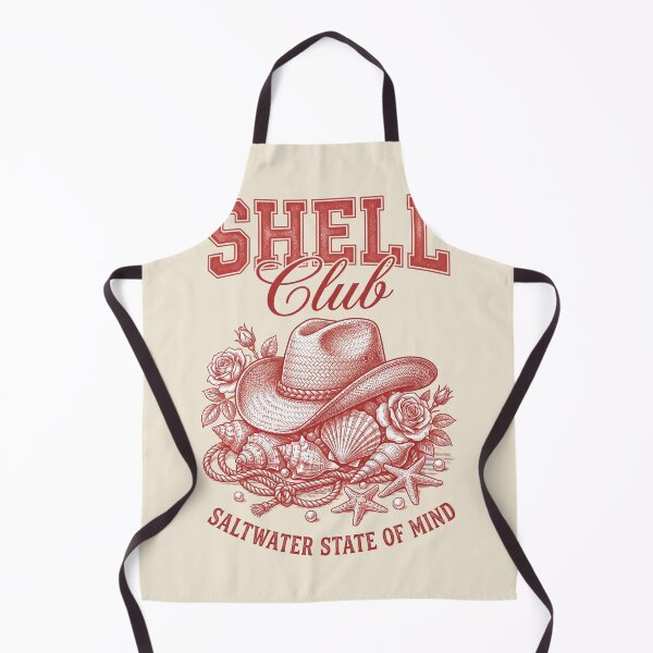 Item preview, Shell Club – Coastal Cowgirl Cowboy Hat Design designed and sold by Sea Gem.