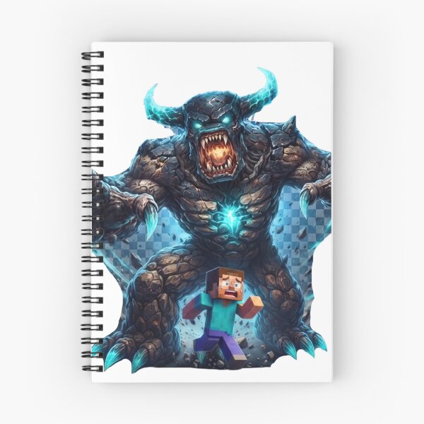 Item preview, Enraged Warden Chasing Player Gaming Mashup Art designed and sold by Pandora´s Box.