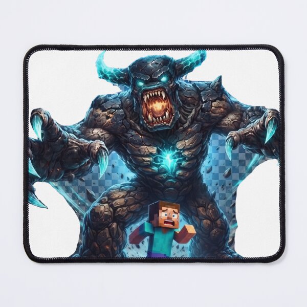 Item preview, Enraged Warden Chasing Player Gaming Mashup Art designed and sold by Pandora´s Box.