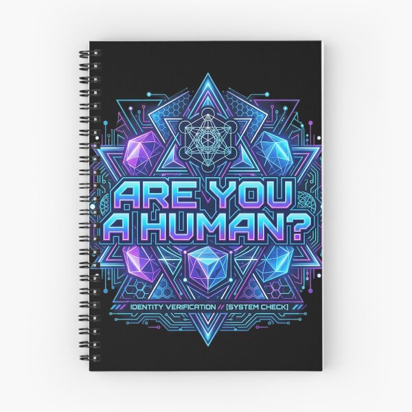 Item preview, Are You A Human? Cyberpunk Verification designed and sold by Bhaskar Digital Art.