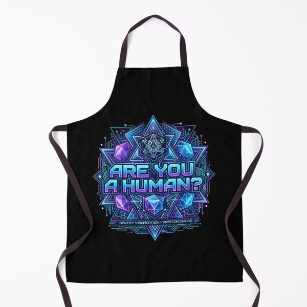 Item preview, Are You A Human? Cyberpunk Verification designed and sold by Bhaskar Digital Art.