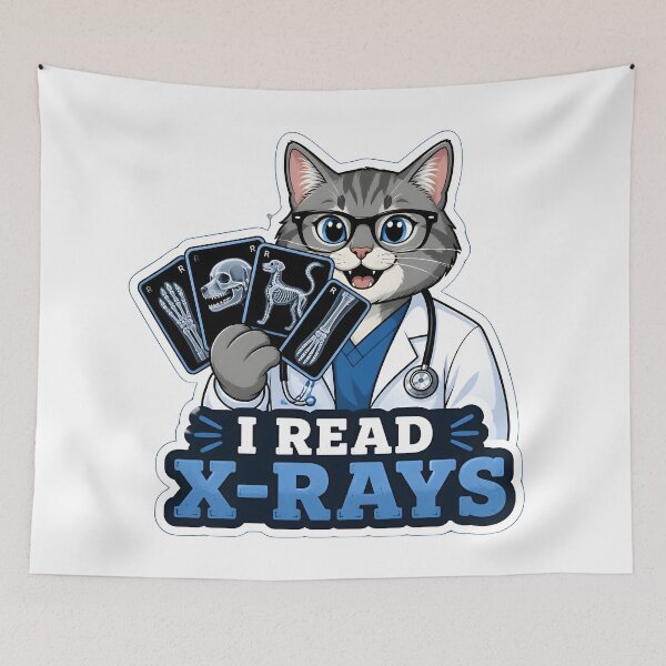 Item preview, I Read X-Rays – Veterinary Radiologist Funny Vet Shirt designed and sold by Bettybee00.