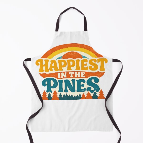 Item preview, Happiest in the Pines Retro Camping Sunset designed and sold by eignvalue.