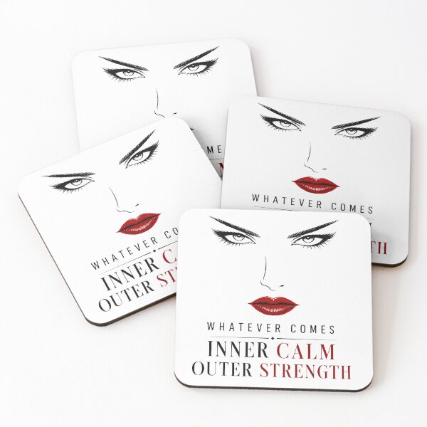 Item preview, Inner Calm Outer Strength – Stoic Woman designed and sold by PixelBlob.