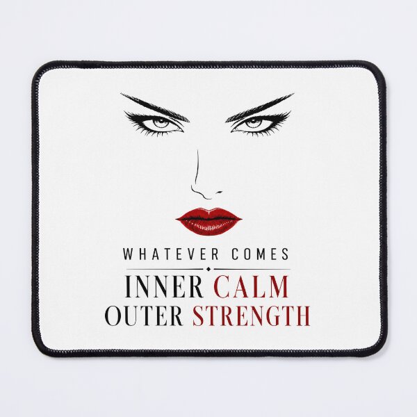 Item preview, Inner Calm Outer Strength – Stoic Woman designed and sold by PixelBlob.