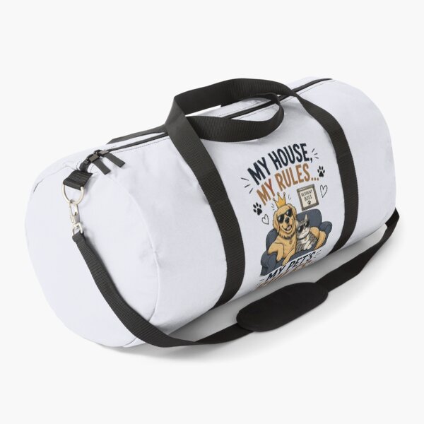 Item preview, My House My Rules My Pets Rules Cute Dog And Cat Design designed and sold by Evelashop.