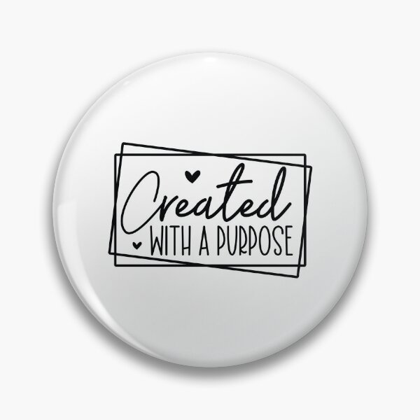 Item preview, Created With A Purpose - Motivational Quotes Retro Vintage Aesthetic Cute Inspiration Gift designed and sold by FuzionRaptor.