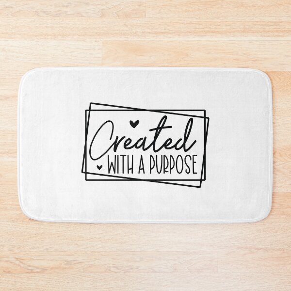 Item preview, Created With A Purpose - Motivational Quotes Retro Vintage Aesthetic Cute Inspiration Gift designed and sold by FuzionRaptor.