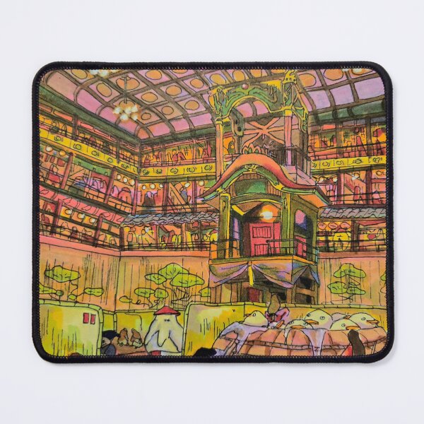 Item preview, Marker Print of Spirited Away Bathouse designed and sold by jadexjournal.