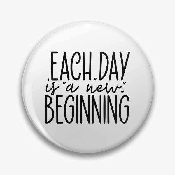 Item preview, Each Day Is A New Beginning - Motivational Quotes Retro Vintage Aesthetic Cute Inspiration Gift designed and sold by FuzionRaptor.