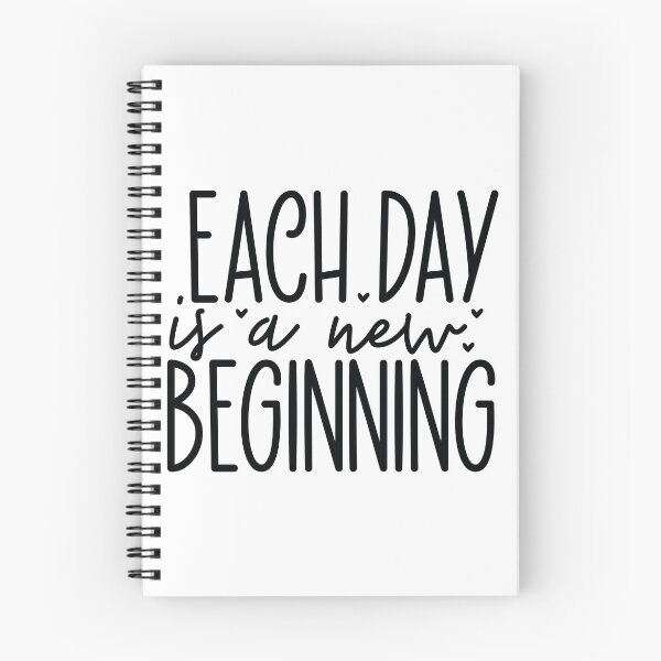 Item preview, Each Day Is A New Beginning - Motivational Quotes Retro Vintage Aesthetic Cute Inspiration Gift designed and sold by FuzionRaptor.