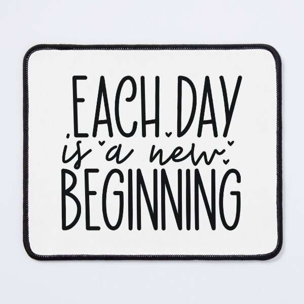 Item preview, Each Day Is A New Beginning - Motivational Quotes Retro Vintage Aesthetic Cute Inspiration Gift designed and sold by FuzionRaptor.