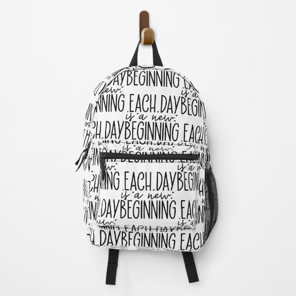 Item preview, Each Day Is A New Beginning - Motivational Quotes Retro Vintage Aesthetic Cute Inspiration Gift designed and sold by FuzionRaptor.
