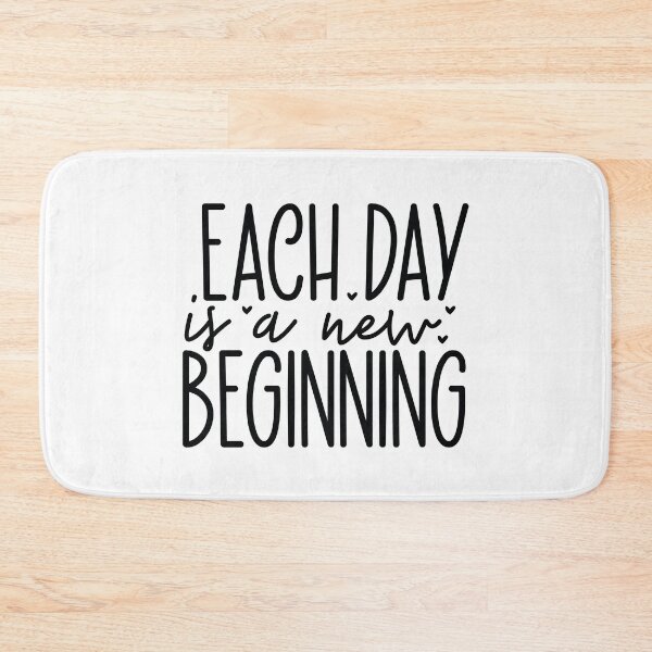 Item preview, Each Day Is A New Beginning - Motivational Quotes Retro Vintage Aesthetic Cute Inspiration Gift designed and sold by FuzionRaptor.