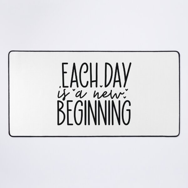 Item preview, Each Day Is A New Beginning - Motivational Quotes Retro Vintage Aesthetic Cute Inspiration Gift designed and sold by FuzionRaptor.