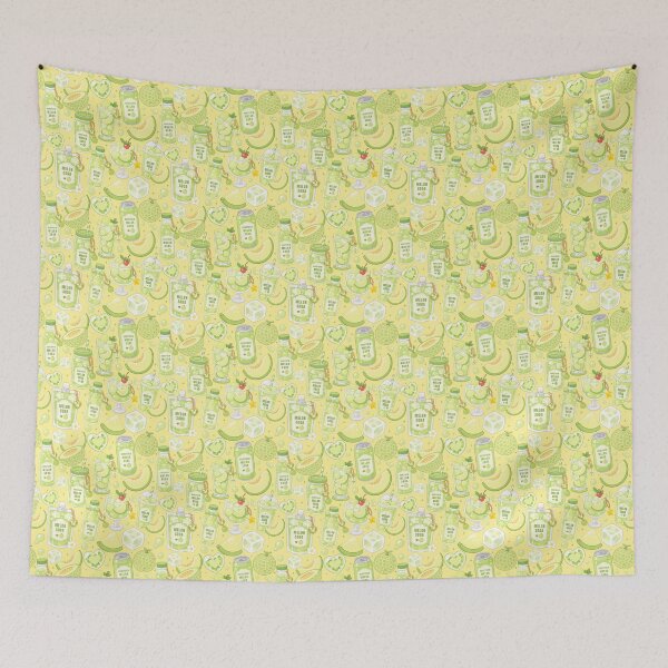 Item preview, Cute Melon Soda drink Seamless  designed and sold by KJackArtwork.