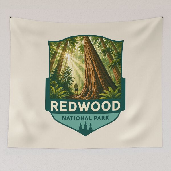 Item preview, Redwood National Park California Forest designed and sold by Gideon Emmerich.