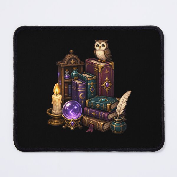 Item preview, Arcane Owl and Enchanted Books Pixel Art designed and sold by Sketchlegacy.