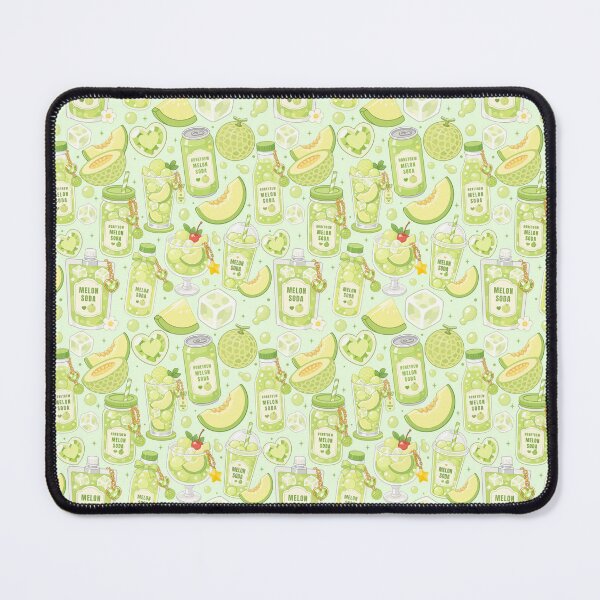 Item preview, Cute Melon Soda drink Seamless designed and sold by KJackArtwork.