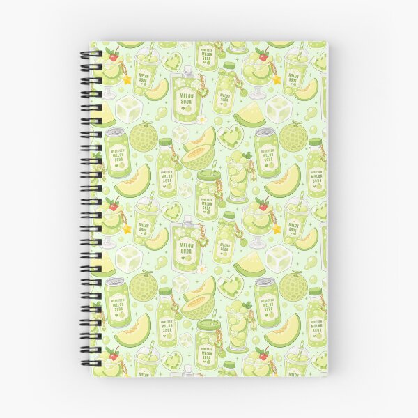 Item preview, Cute Melon Soda drink Seamless  designed and sold by KJackArtwork.