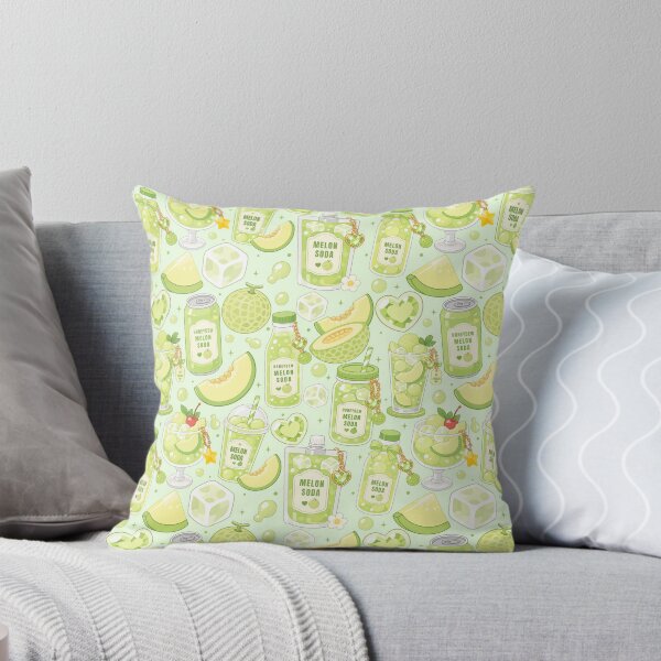 Item preview, Cute Melon Soda drink Seamless  designed and sold by KJackArtwork.
