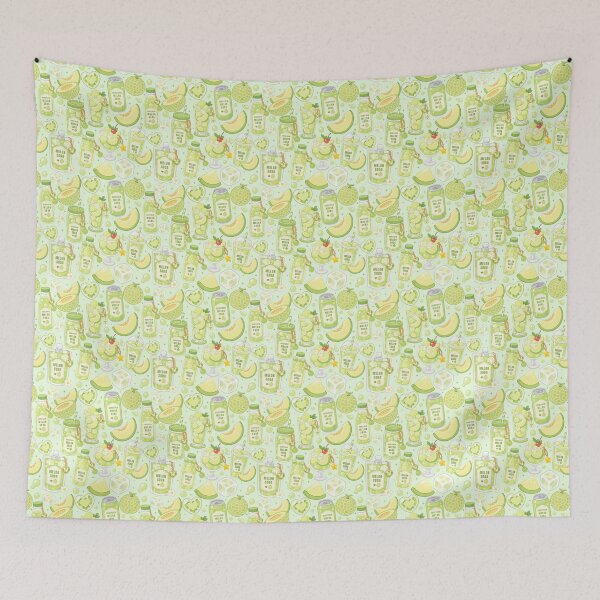 Item preview, Cute Melon Soda drink Seamless  designed and sold by KJackArtwork.