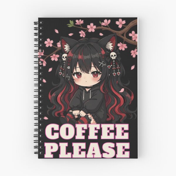 Item preview, Coffee Please – Cute Anime Cat Girl Chibi Meme designed and sold by Revyra Design .