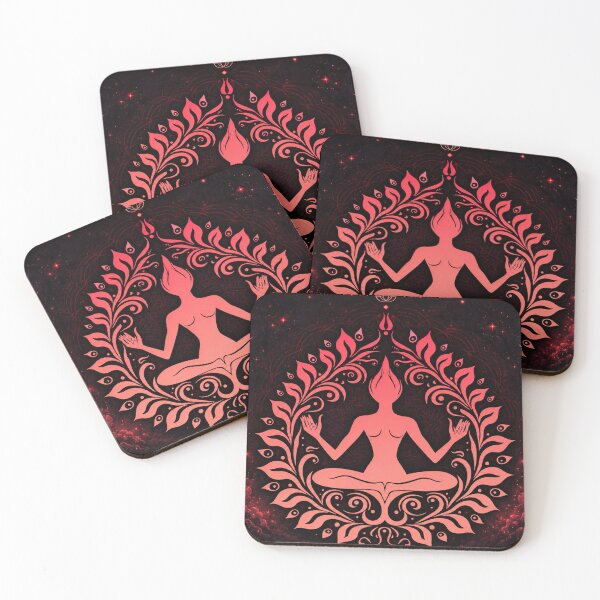 Item preview, Lotus Meditation Mandala | Spiritual Yoga Art designed and sold by Fei Long Design Hub.