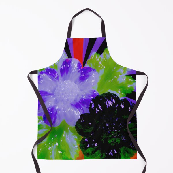 Item preview, Psychedelic Neon Flowers With Radial Rays designed and sold by bubblegoth.