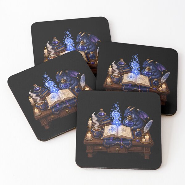 Item preview, Midnight Spellbook and Baby Dragon Pixel Art  designed and sold by Sketchlegacy.