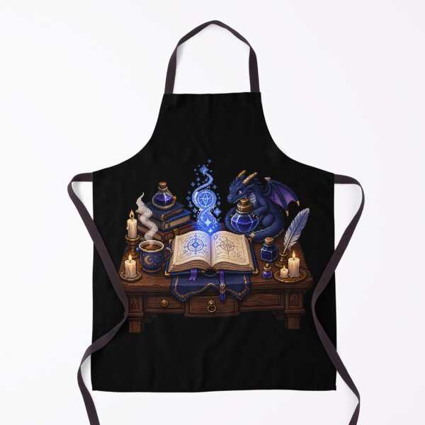 Item preview, Midnight Spellbook and Baby Dragon Pixel Art designed and sold by Sketchlegacy.