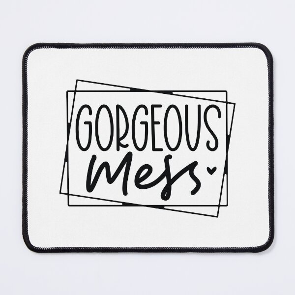 Item preview, Gorgeous Mess - Motivational Quotes Retro Vintage Aesthetic Cute Inspiration Positivity Gift designed and sold by FuzionRaptor.