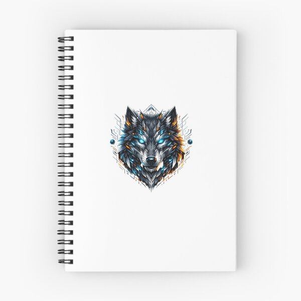 Item preview,  Cyber Wolf Neon Head Design designed and sold by NovaMint1.