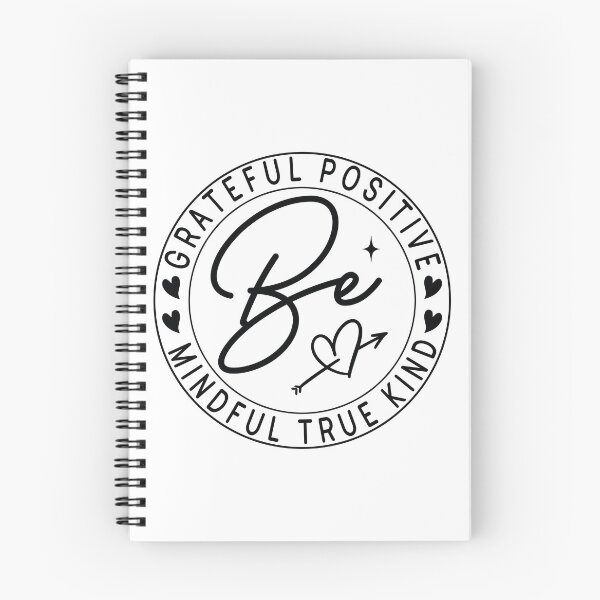 Item preview, Grateful Positive Be Mindful True Kind - Motivational Quotes Retro Vintage Aesthetic Positivity Gift designed and sold by FuzionRaptor.