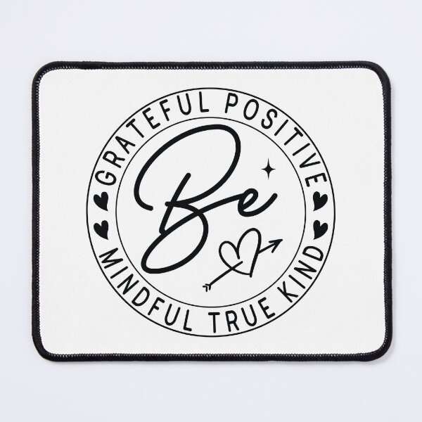 Item preview, Grateful Positive Be Mindful True Kind - Motivational Quotes Retro Vintage Aesthetic Positivity Gift designed and sold by FuzionRaptor.