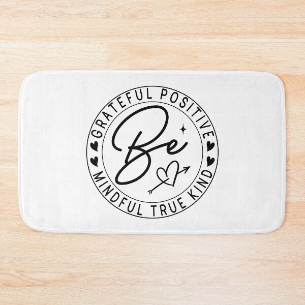 Item preview, Grateful Positive Be Mindful True Kind - Motivational Quotes Retro Vintage Aesthetic Positivity Gift designed and sold by FuzionRaptor.