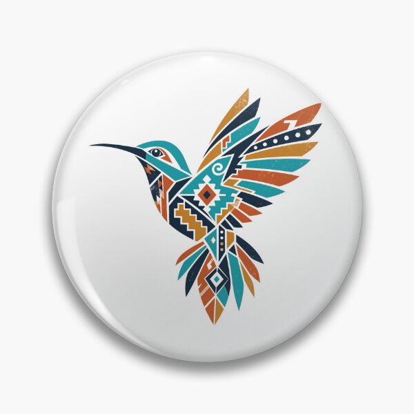 Item preview, Native American Style Hummingbird Indigenous Peoples' Day designed and sold by JackCurtis1991.