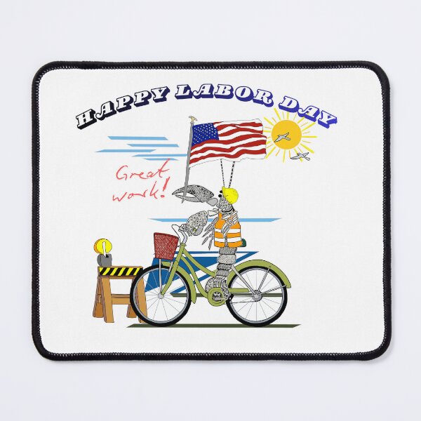 Item preview, Happy Labor Day Lobster designed and sold by Colleen Macomber.
