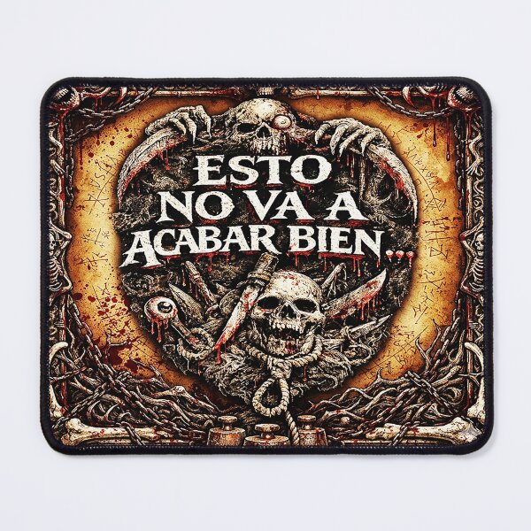 Item preview, Esto No Va a Acabar Bien | Diseño Gótico de Terror con Calaveras | Arte Macabro Oscuro | Frase Española de Horror designed and sold by Alchemy Forge.