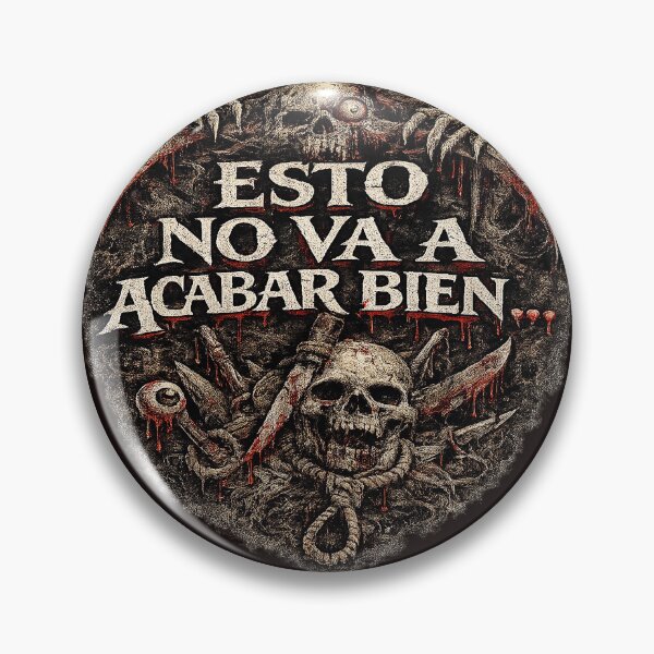 Item preview, Esto No Va a Acabar Bien | Diseño Gótico de Terror con Calaveras | Arte Macabro Oscuro | Frase Española de Horror designed and sold by Alchemy Forge.