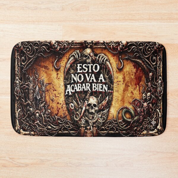 Item preview, Esto No Va a Acabar Bien | Diseño Gótico de Terror con Calaveras | Arte Macabro Oscuro | Frase Española de Horror designed and sold by Alchemy Forge.