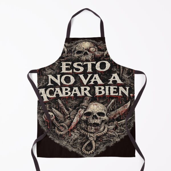 Item preview, Esto No Va a Acabar Bien | Diseño Gótico de Terror con Calaveras | Arte Macabro Oscuro | Frase Española de Horror designed and sold by Alchemy Forge.