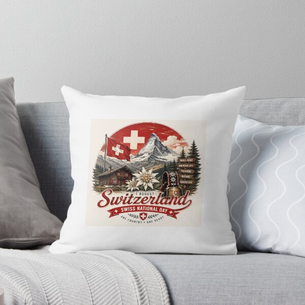 Item preview, Switzerland National Day August 1 Swiss Pride Design designed and sold by Vivaro.