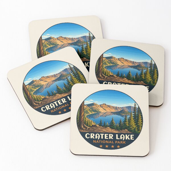 Item preview, Crater Lake National Park Orego Retro Design designed and sold by Gideon Emmerich.
