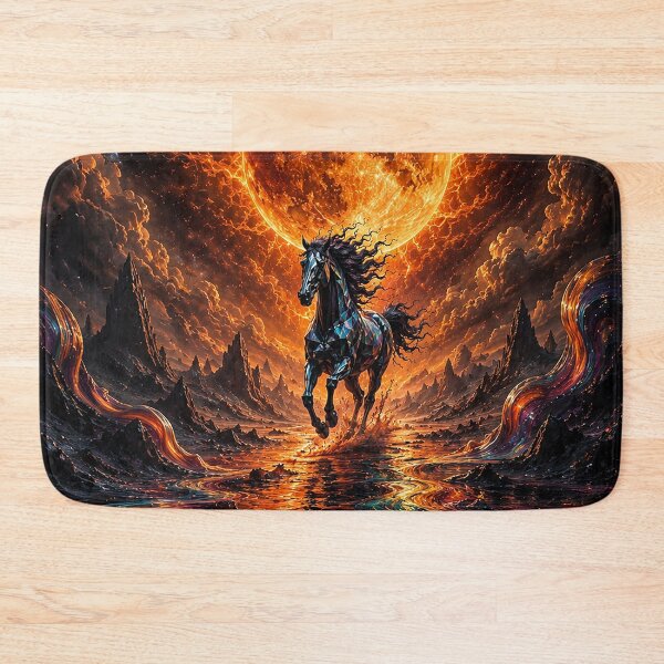 Item preview, Obsidian Prismstride: The Eclipsefire Horizon Stallion designed and sold by BlissBlvdShop.