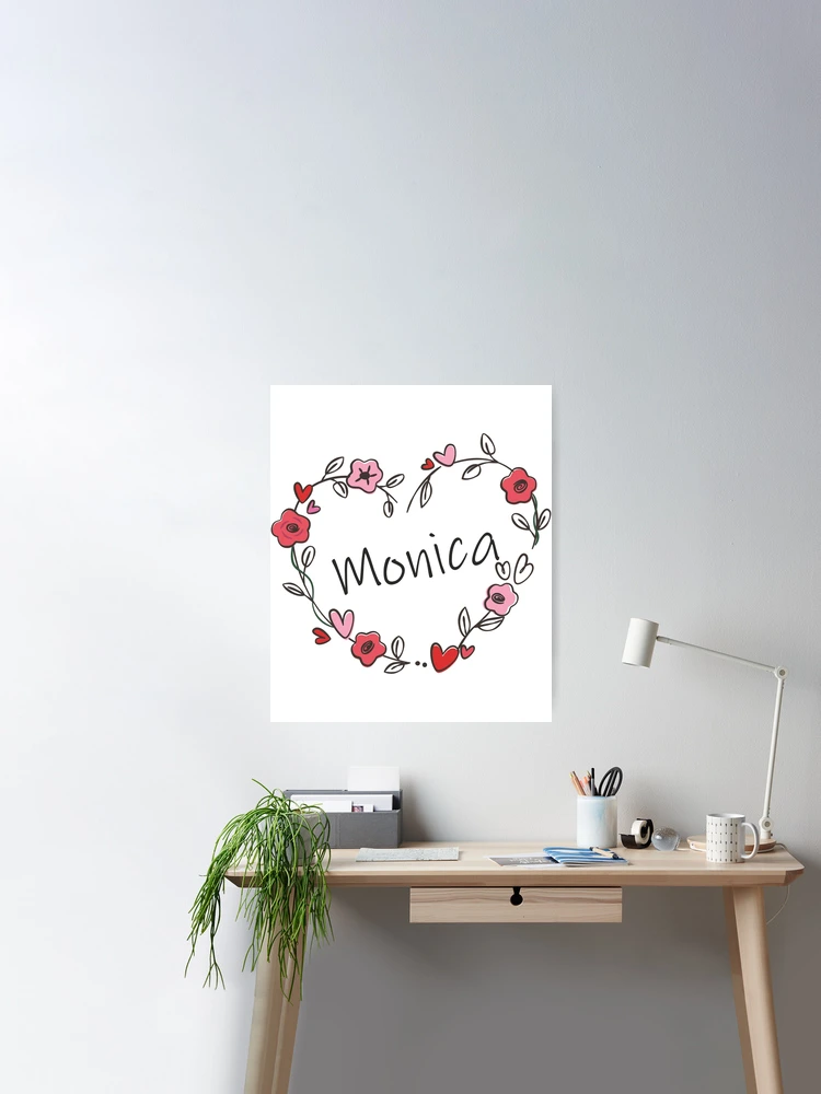 My name is Monica Greeting Card for Sale by oleo79